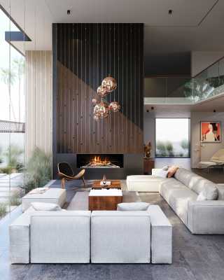 Architectural living room